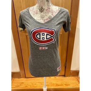 Women's CCM Canadians Hockey Shirt  Size Small